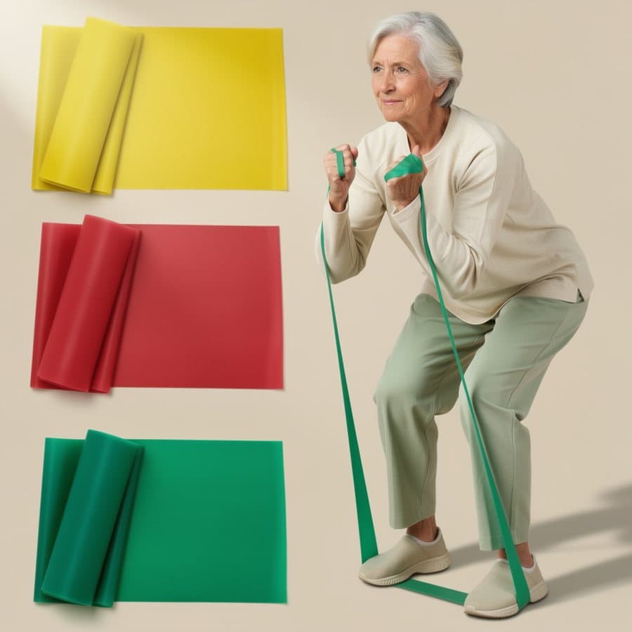 Non-latex band set, 3 levels - Steadymove product photograph