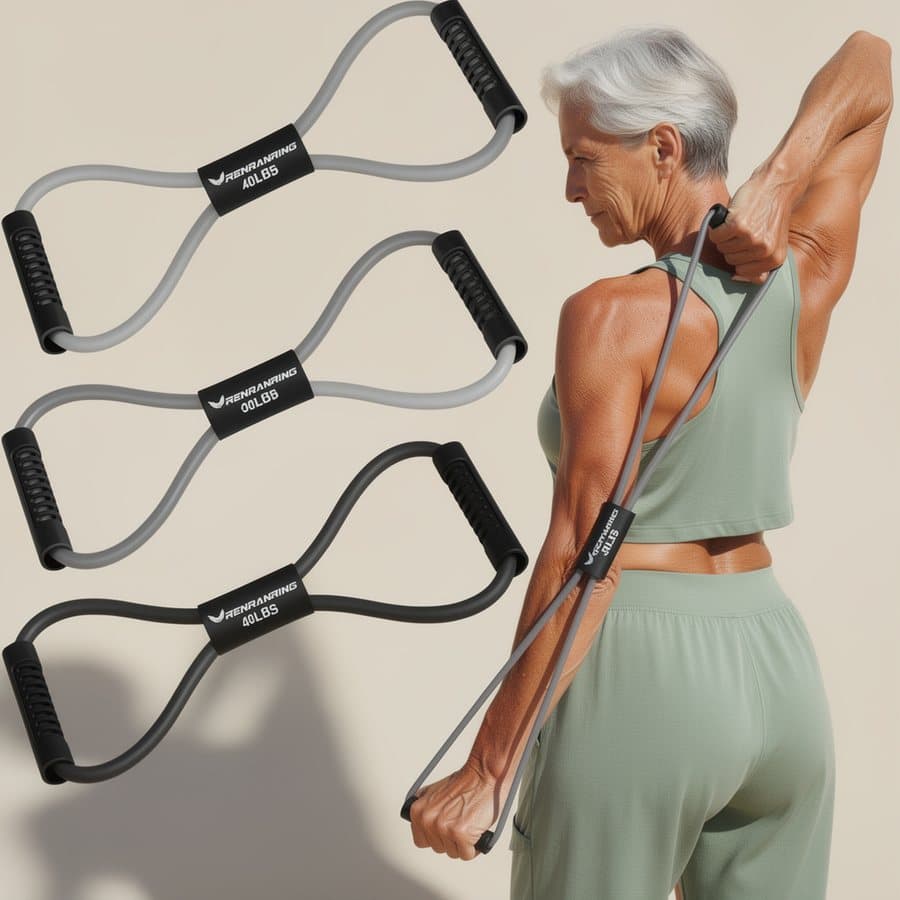Figure-8 band with handles - Steadymove product photograph