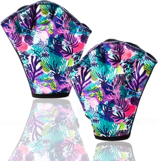Colorful Swimming Gloves Women Water Aerobics Glove Water Aerobic Equipment