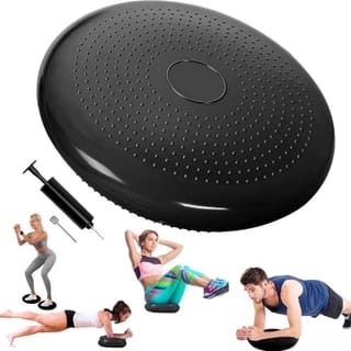 Core Balance Disc Trainer, 13.3” Balance Disc with Pump for Improving Posture, Fitness