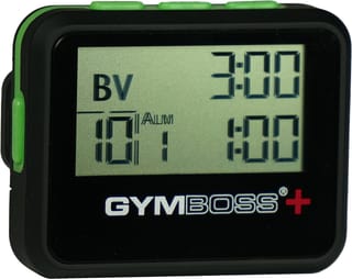 plus Interval Timer and Stopwatch - Black/Green Softcoat